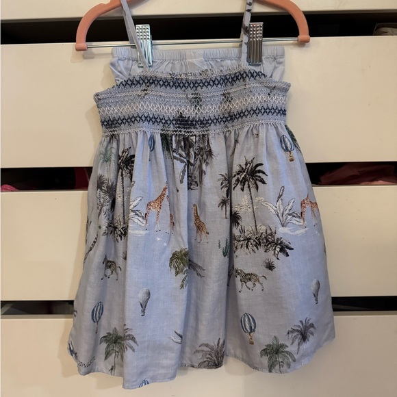 Banana Republic Kids Dress - Blue with Animal Print - Picture 1 of 2